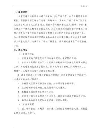 抢工措施方案模板