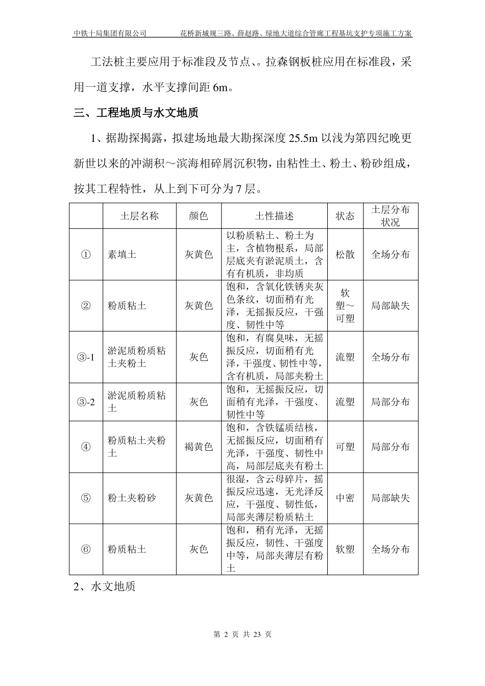 拉森钢板桩专项施工方案_第2页