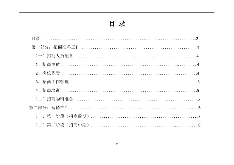 招商执行计划方案_第2页