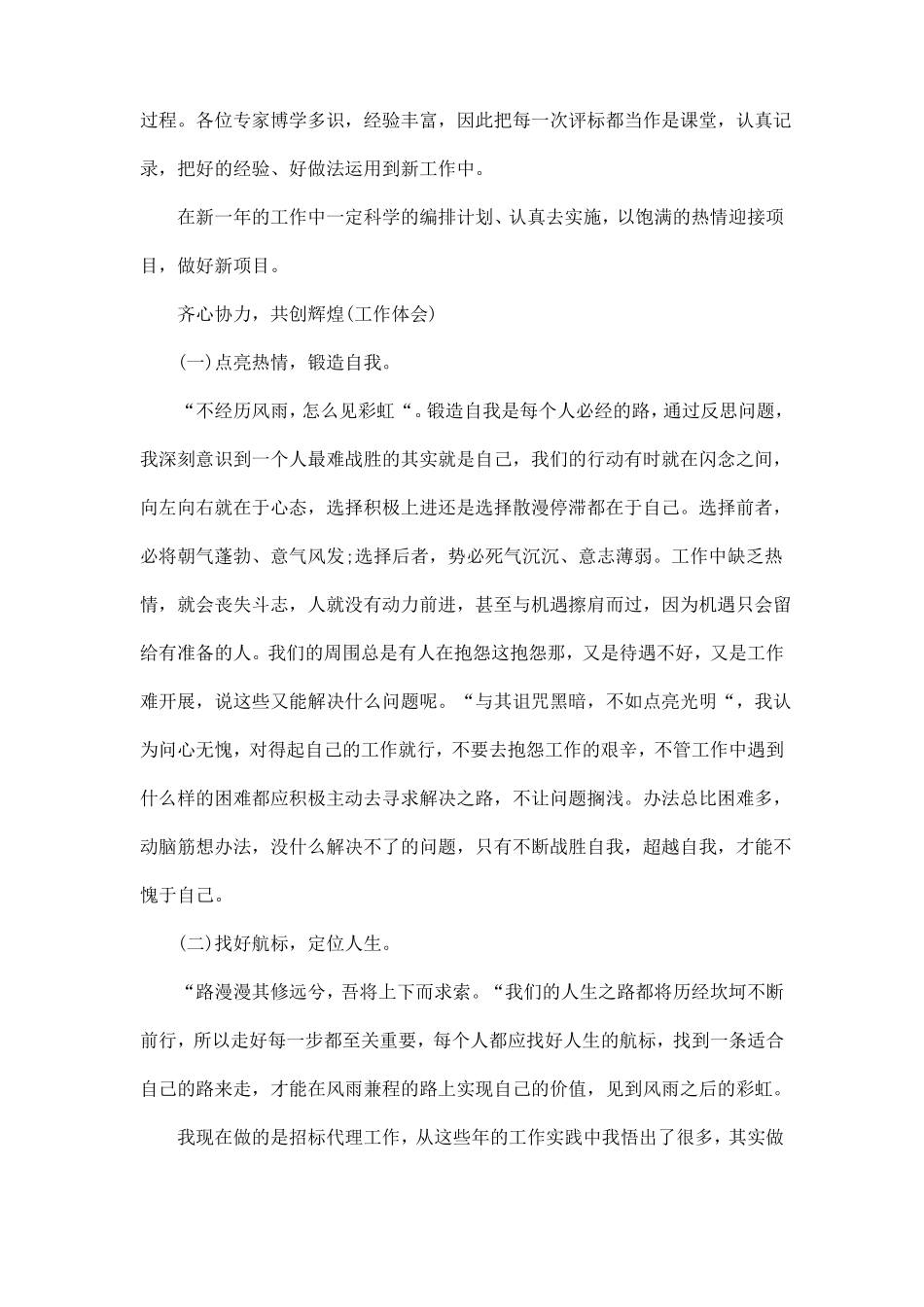 招投标人员年终总结_第2页