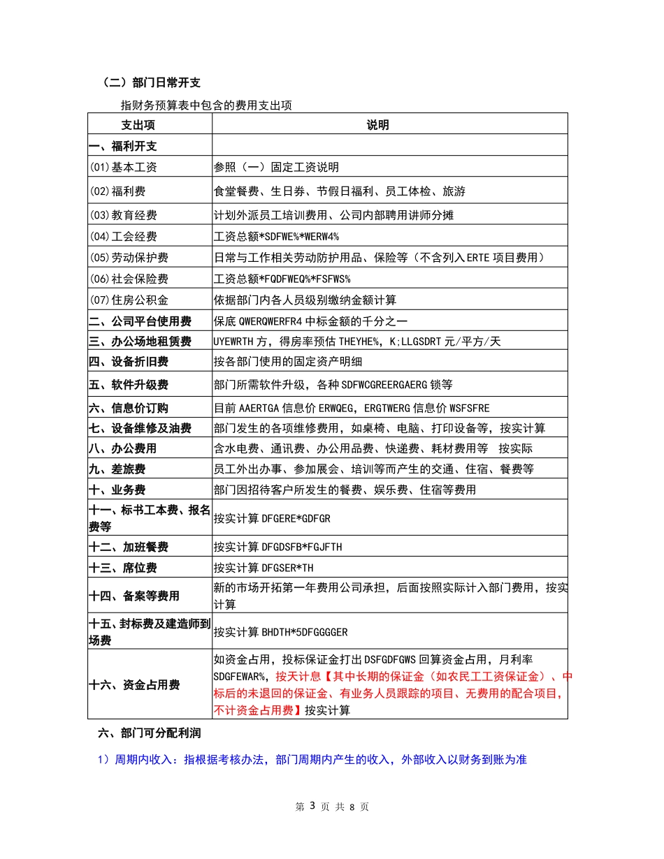 招投标部考核制度_第3页