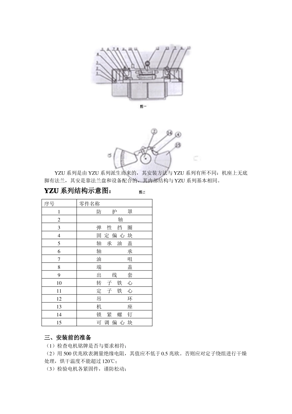 振动源三相异步电动机说明书_第3页