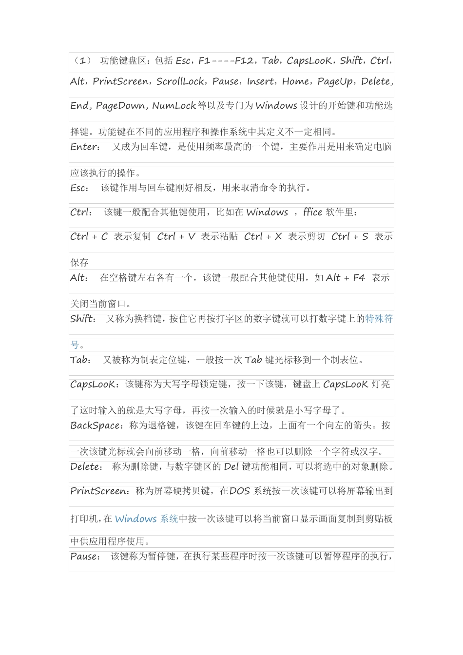 掌握WINDOWS操作系统中键盘和鼠标的基本操作;_第3页