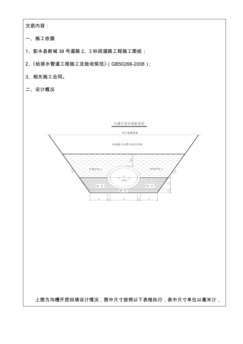 排水沟槽开挖技术交底_第2页