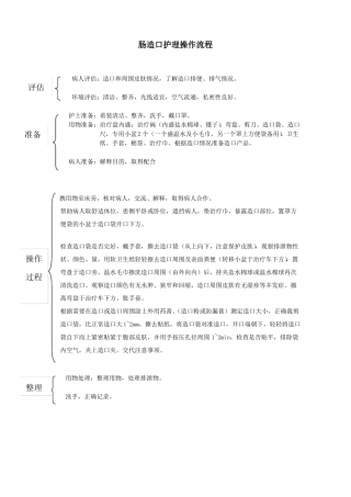 操作流程及评分最新标准