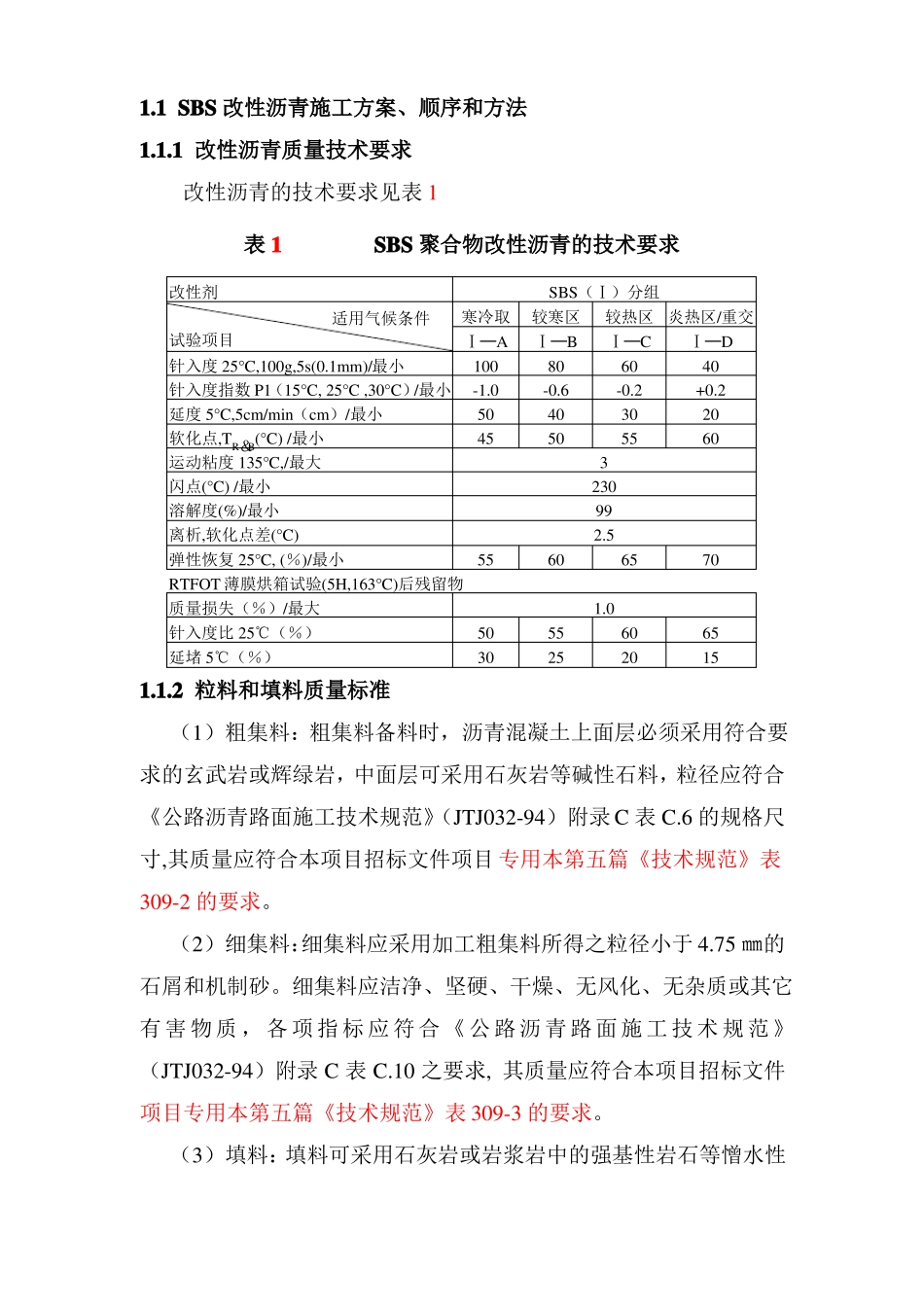 改性沥青施工方案_第1页