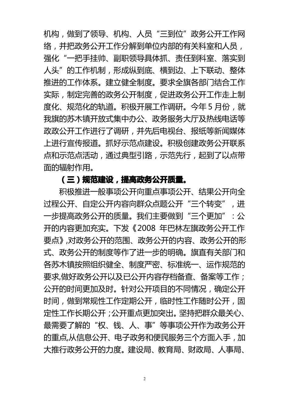 政务公开工作总结_第2页