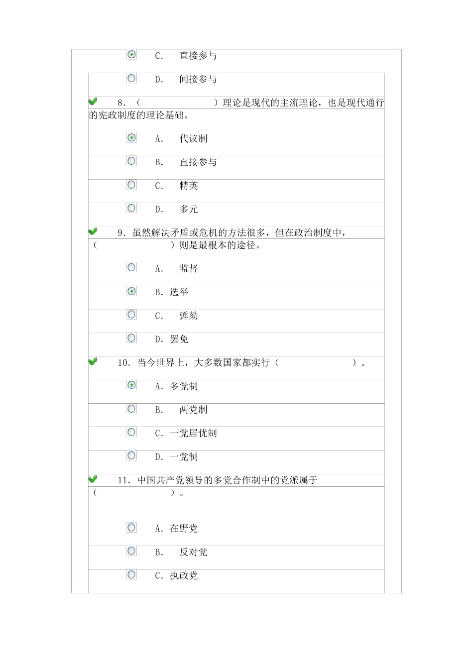政治学原理#作业答案_第3页