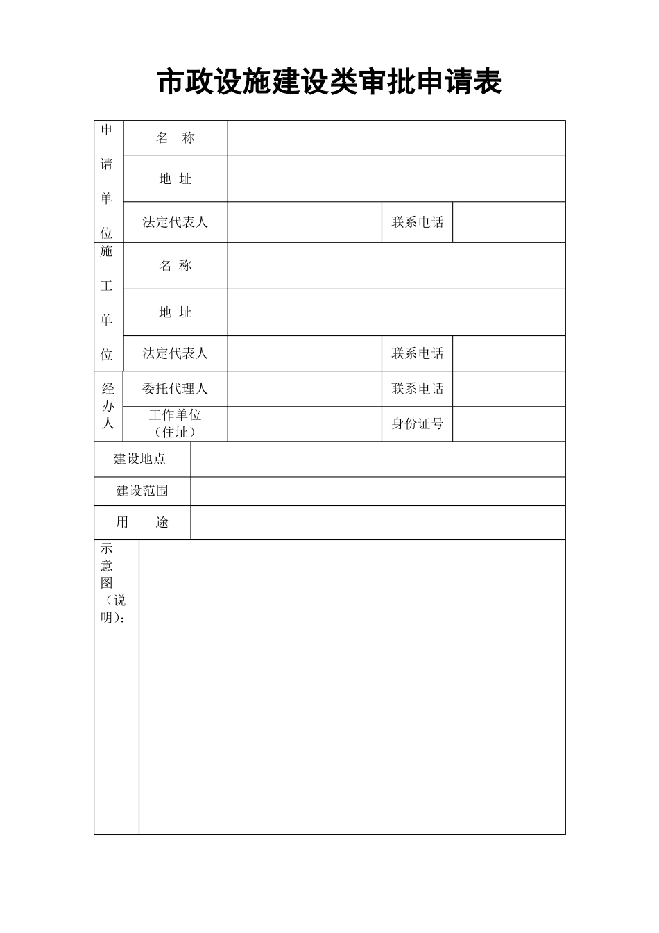 政设施建设类审批申请表_第3页