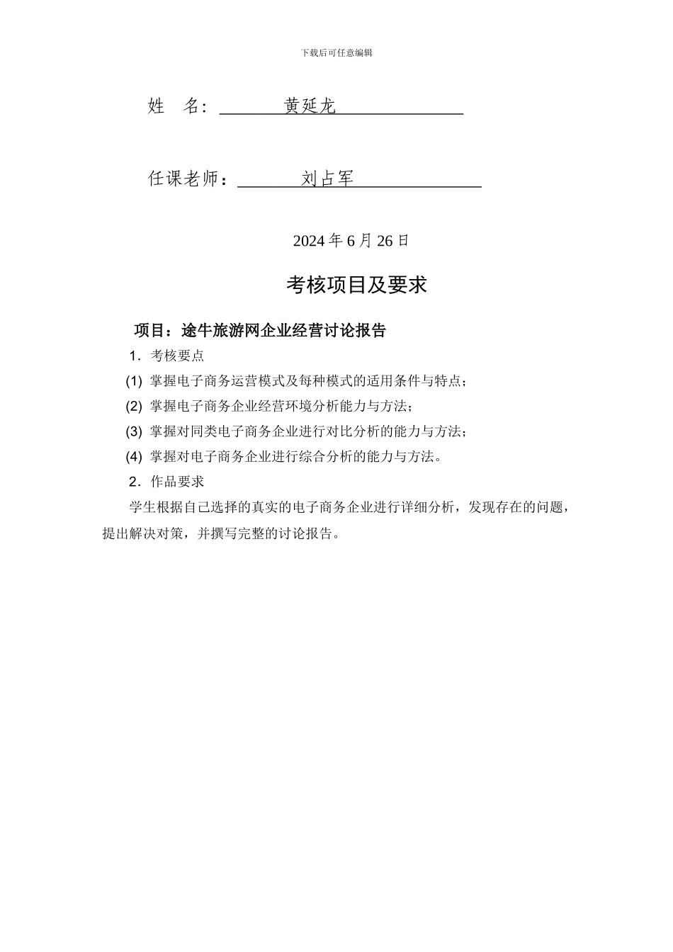 电子商务案例分析报告书_第2页