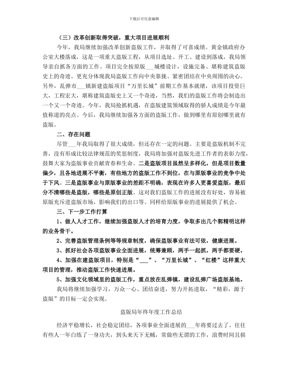 盗版局年度工作总结_第2页