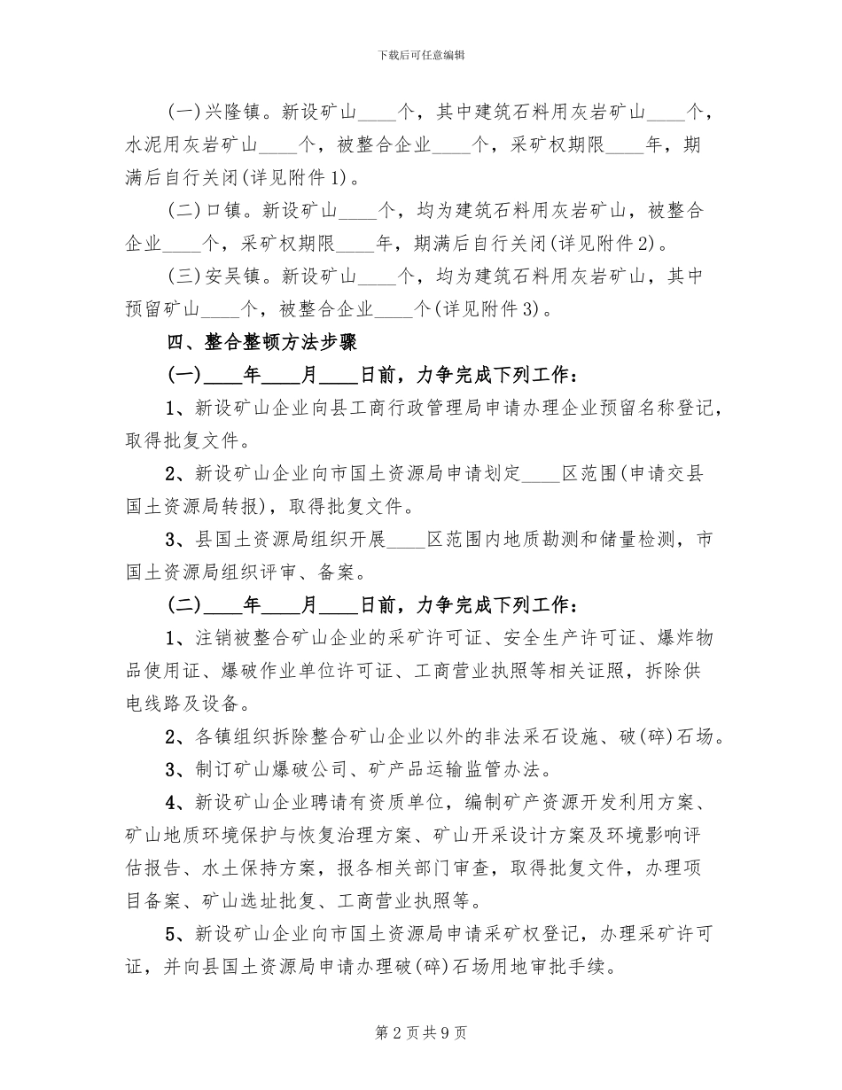 石灰岩能源整改方案范文_第2页