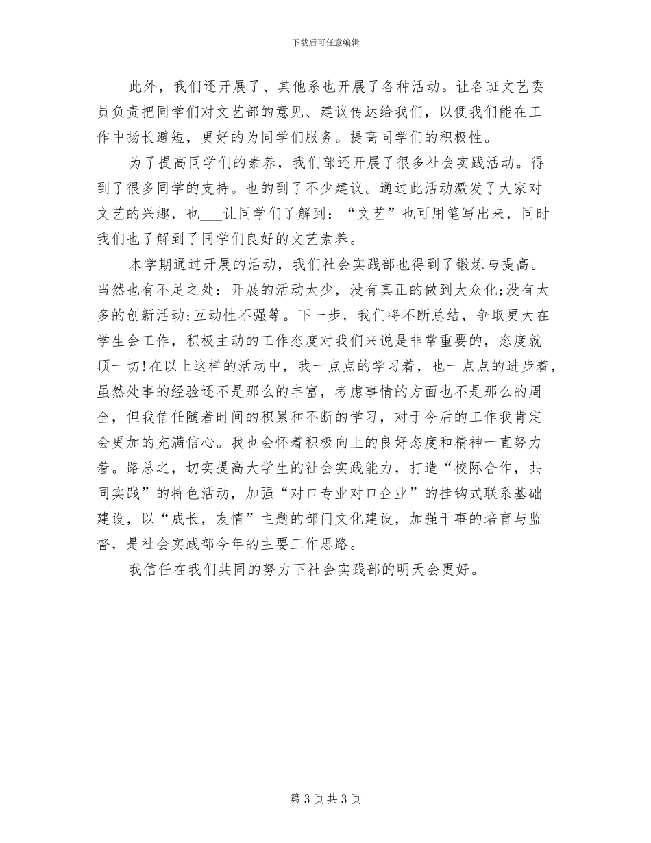 社会实践部2024年个人总结_第3页