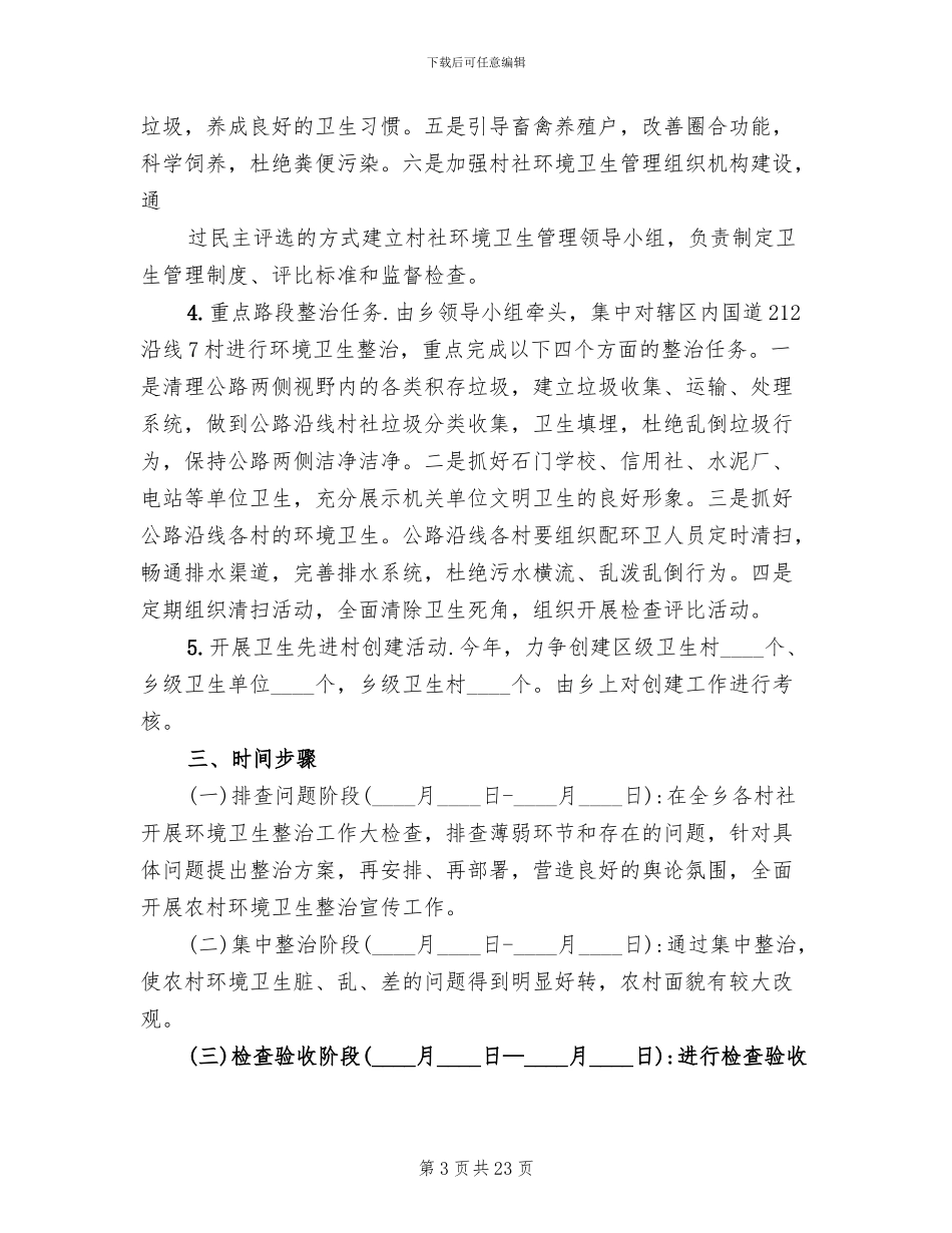社区环境整治实施方案_第3页