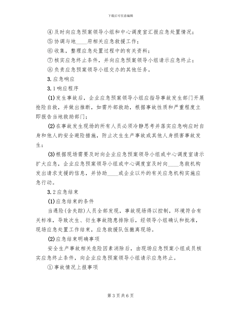 立井提升运输应急预案范文_第3页