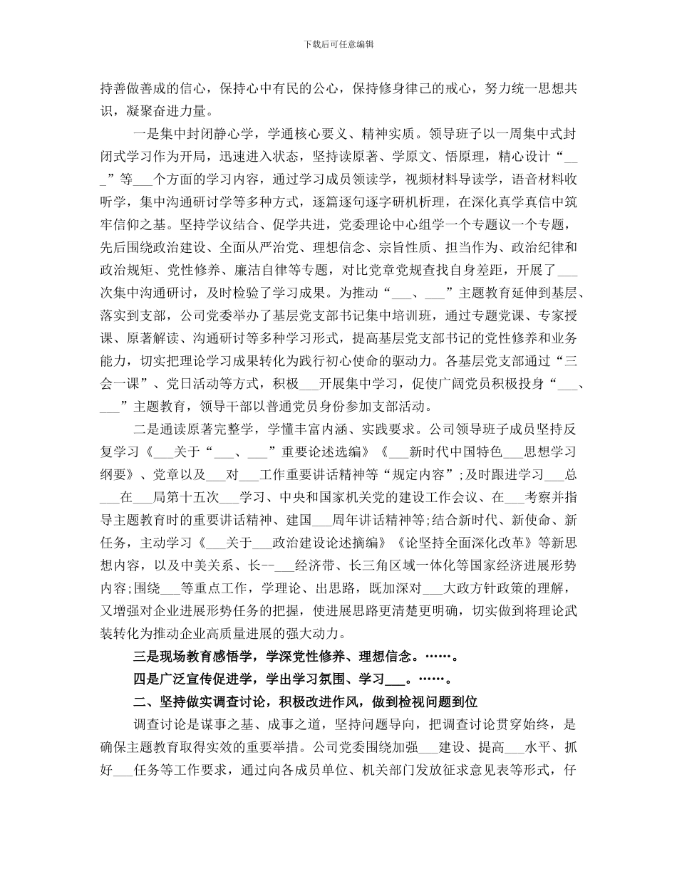 第二批主题教育专项整治工作总结报告_第3页