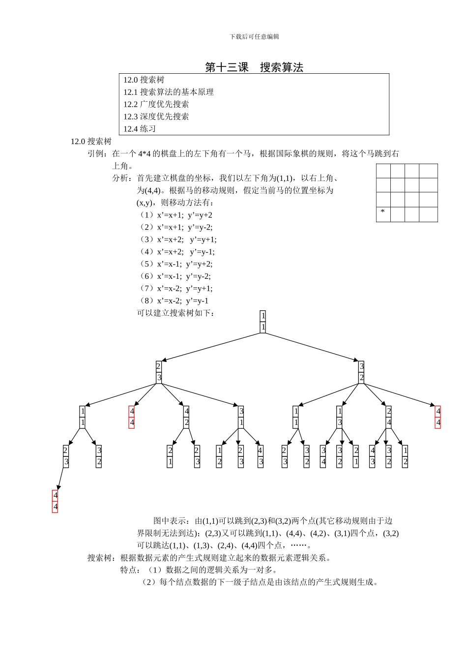 算法与数据结构讲义三（搜索算法）_第1页