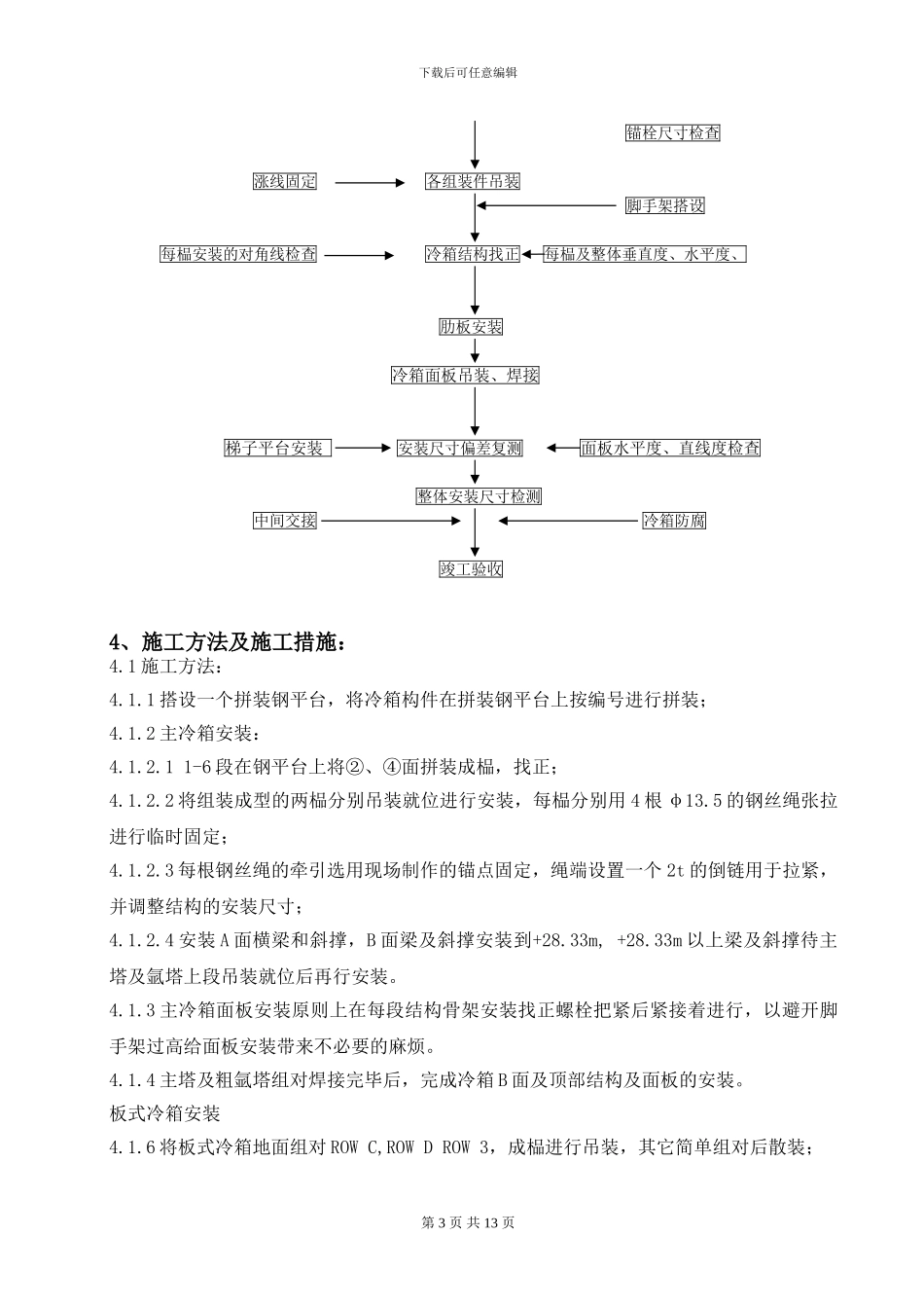 管廊钢结构安装施工方法及施工措施_第3页