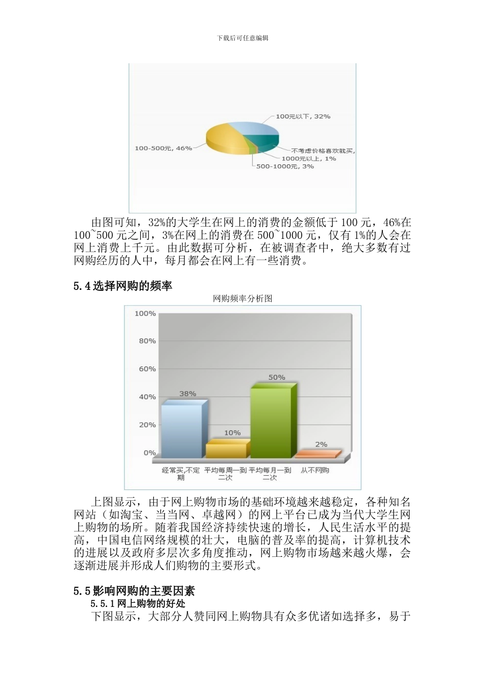 网上消费调查报告_第3页