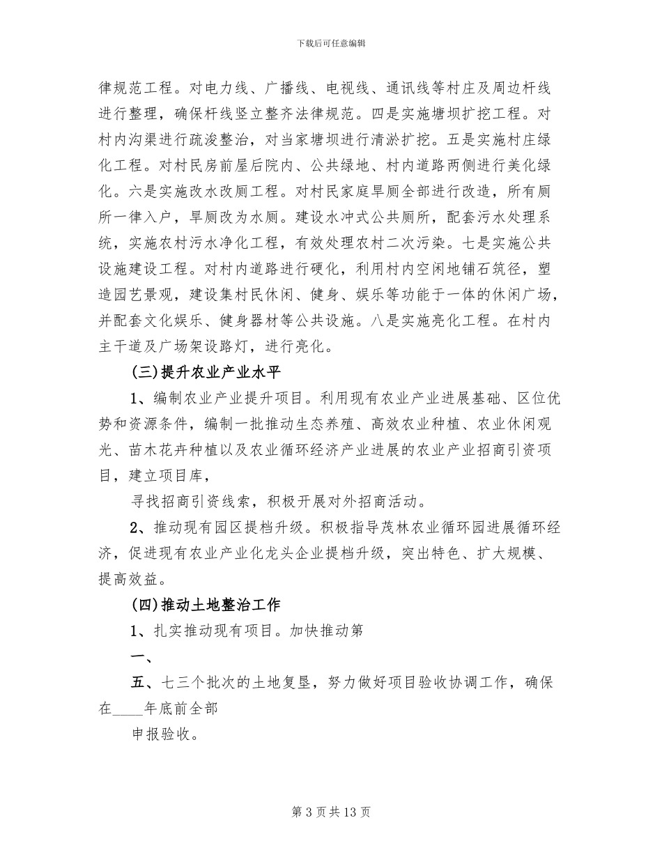 美好乡村建设资金筹措方案(2篇)_第3页