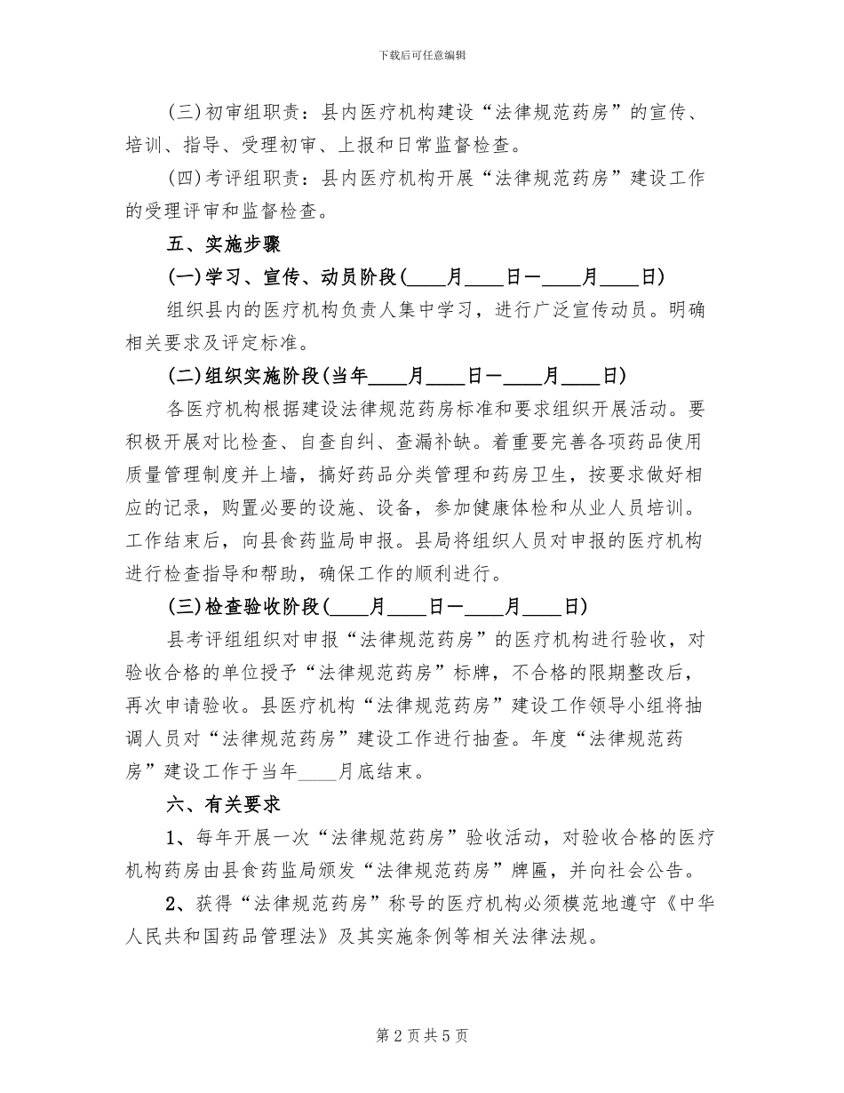 药房规范化管理方案范文_第2页