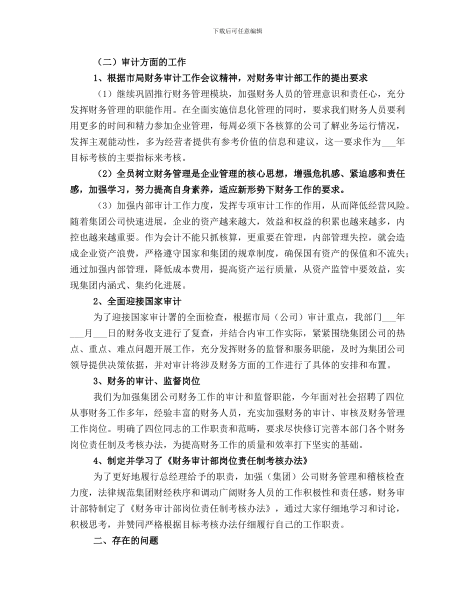 财务审计工作总结_第3页