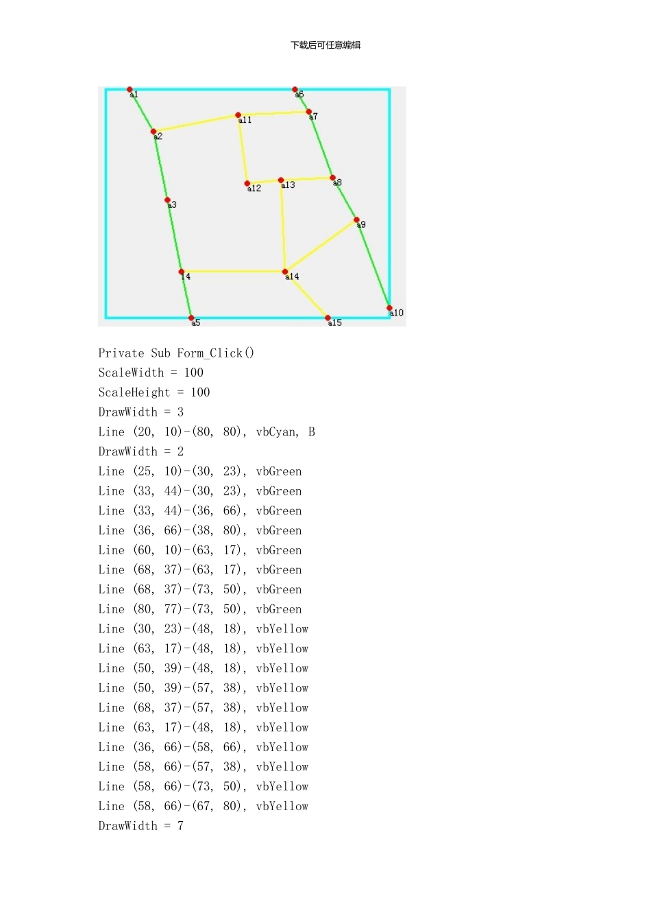 路网层次表示VB演示_第1页