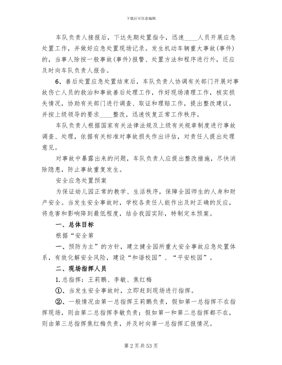 车辆安全应急处置预案_第2页