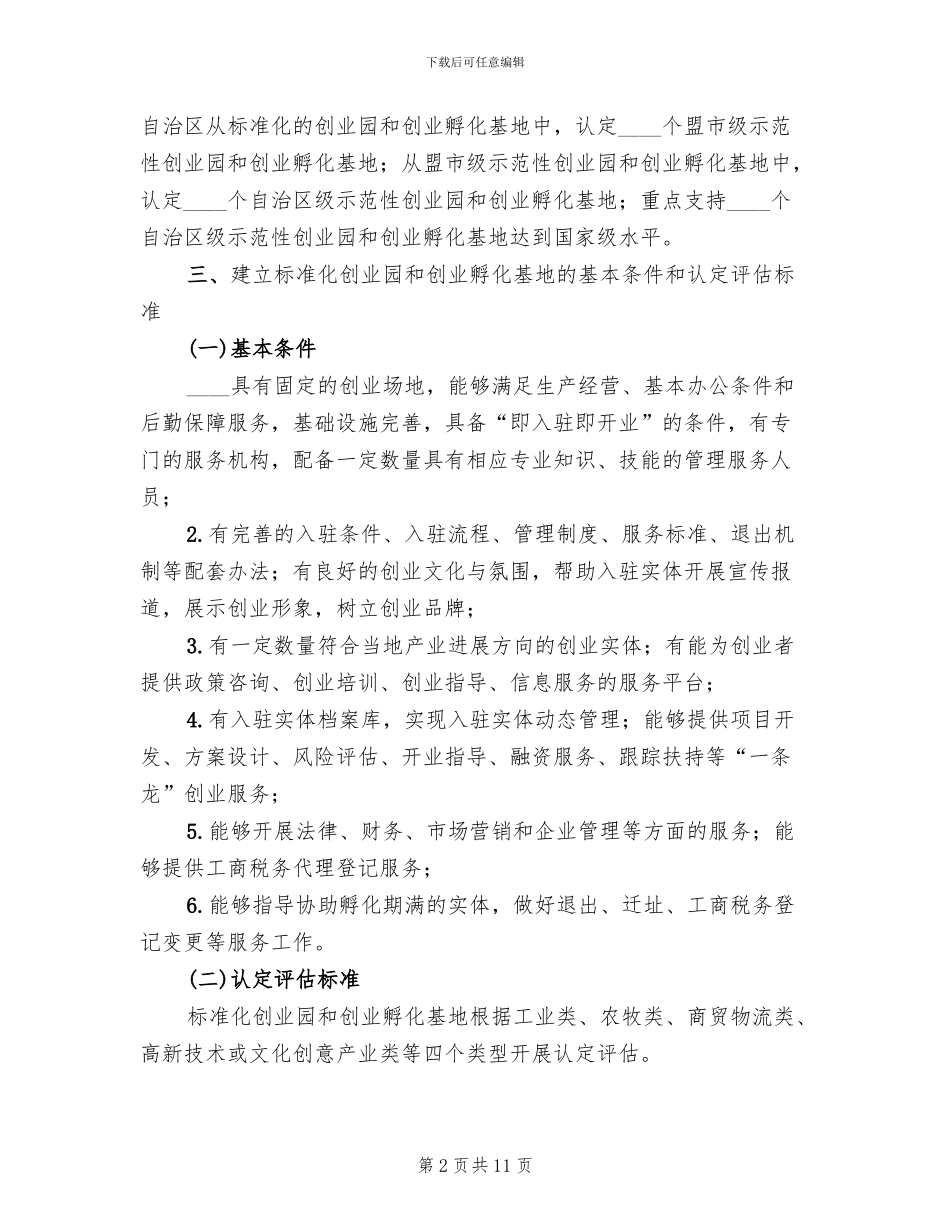 青年创业园建设方案范本_第2页