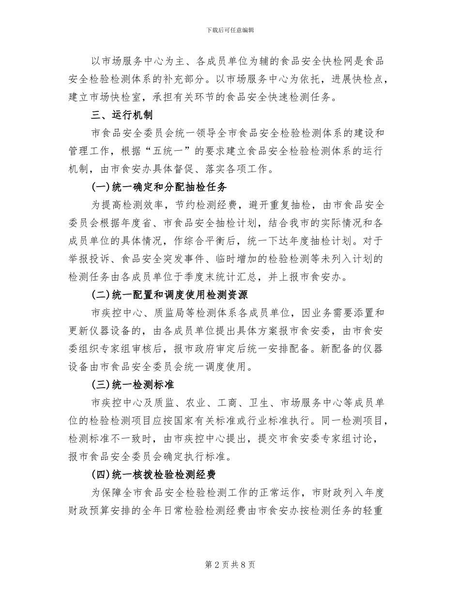 食品检测系统创建及管理方案_第2页