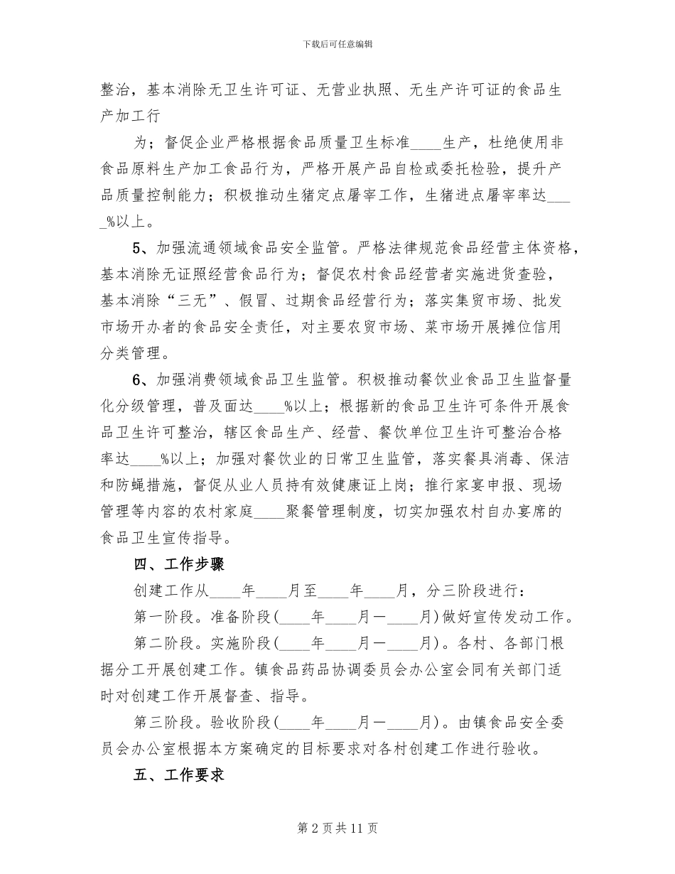 食品示范企业创建方案范文_第2页