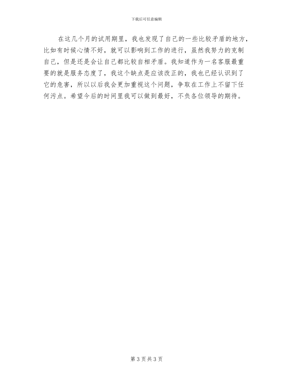 2024年企业客服年度考核个人总结_第3页