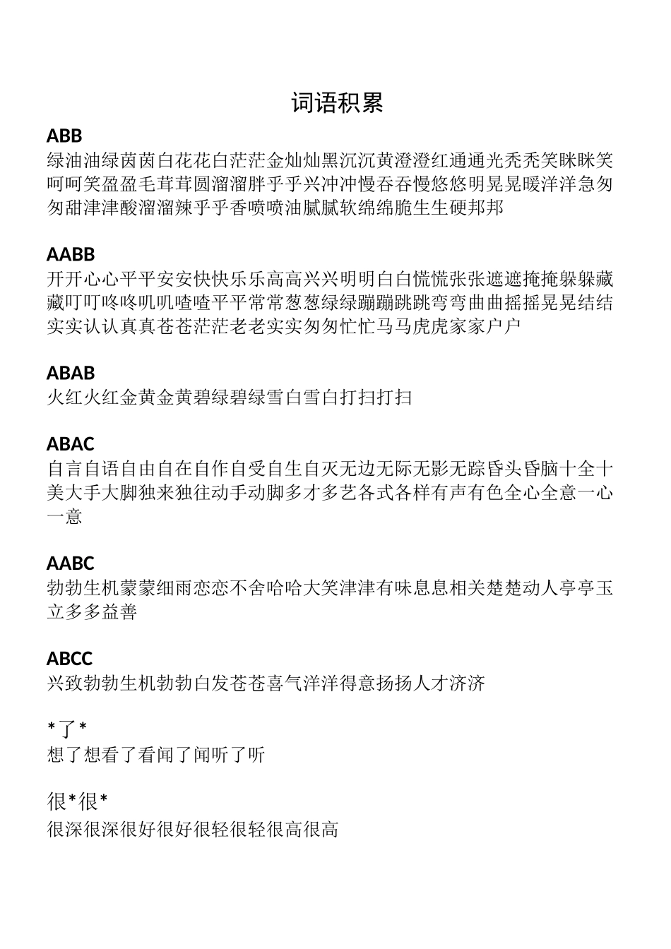 部编二下复习资料(多音字 词语积累 背诵积累)_第2页