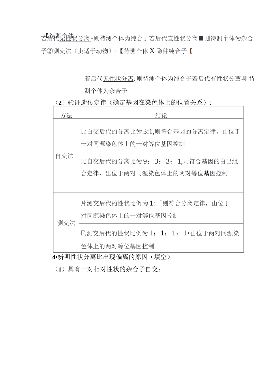 遗传的基本规律与伴性遗传_第3页