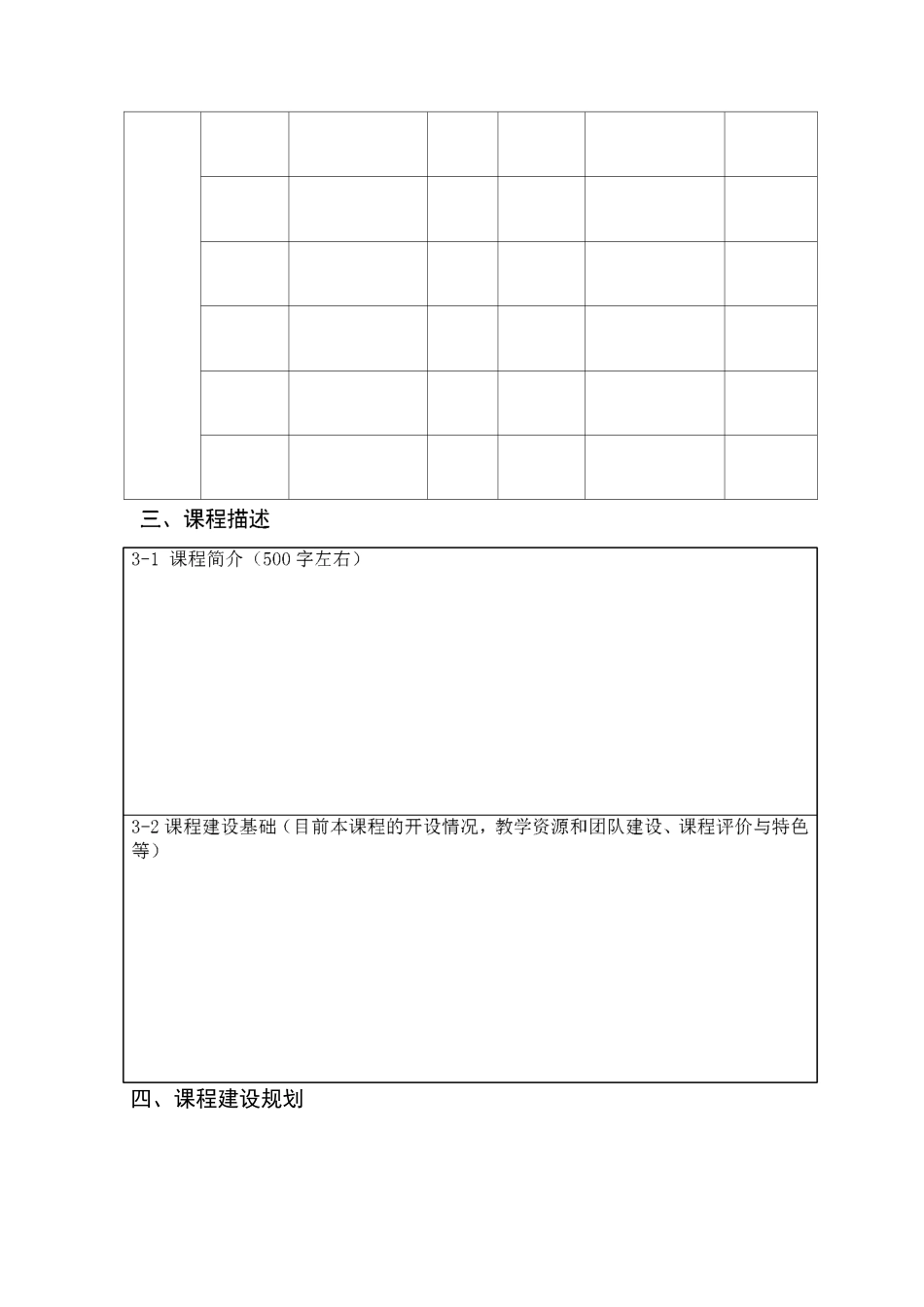 上海外国语大学课程思政专项申报书_第3页