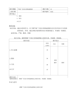 第七章  平面广告设计的构成要素
