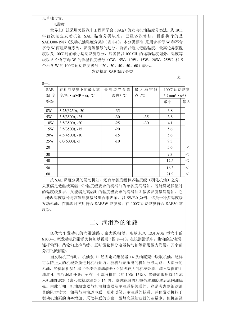 《汽车构造》全书教案——第八讲：发动机润滑系统_第2页