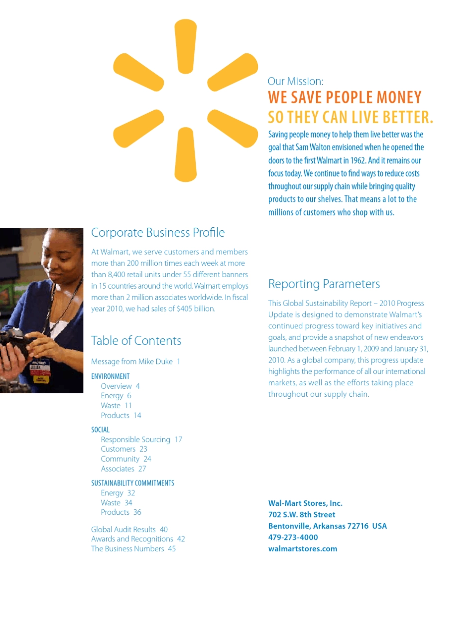 《沃尔玛》全球可持续发展报告2010年更新_第2页