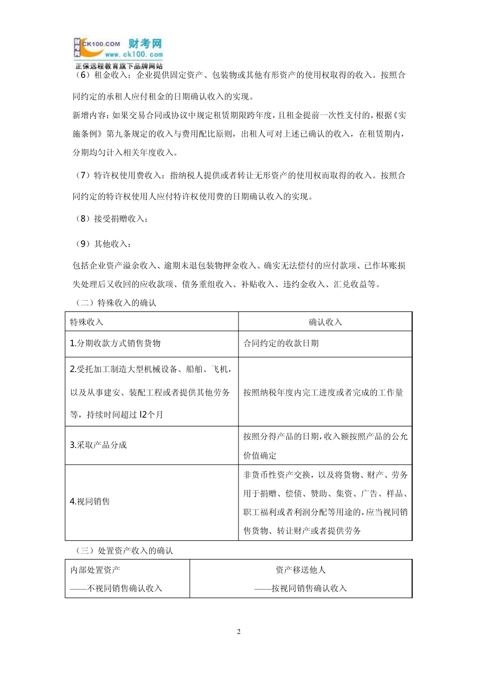 《注税》考试关于应纳税所得额的计算方法_第2页