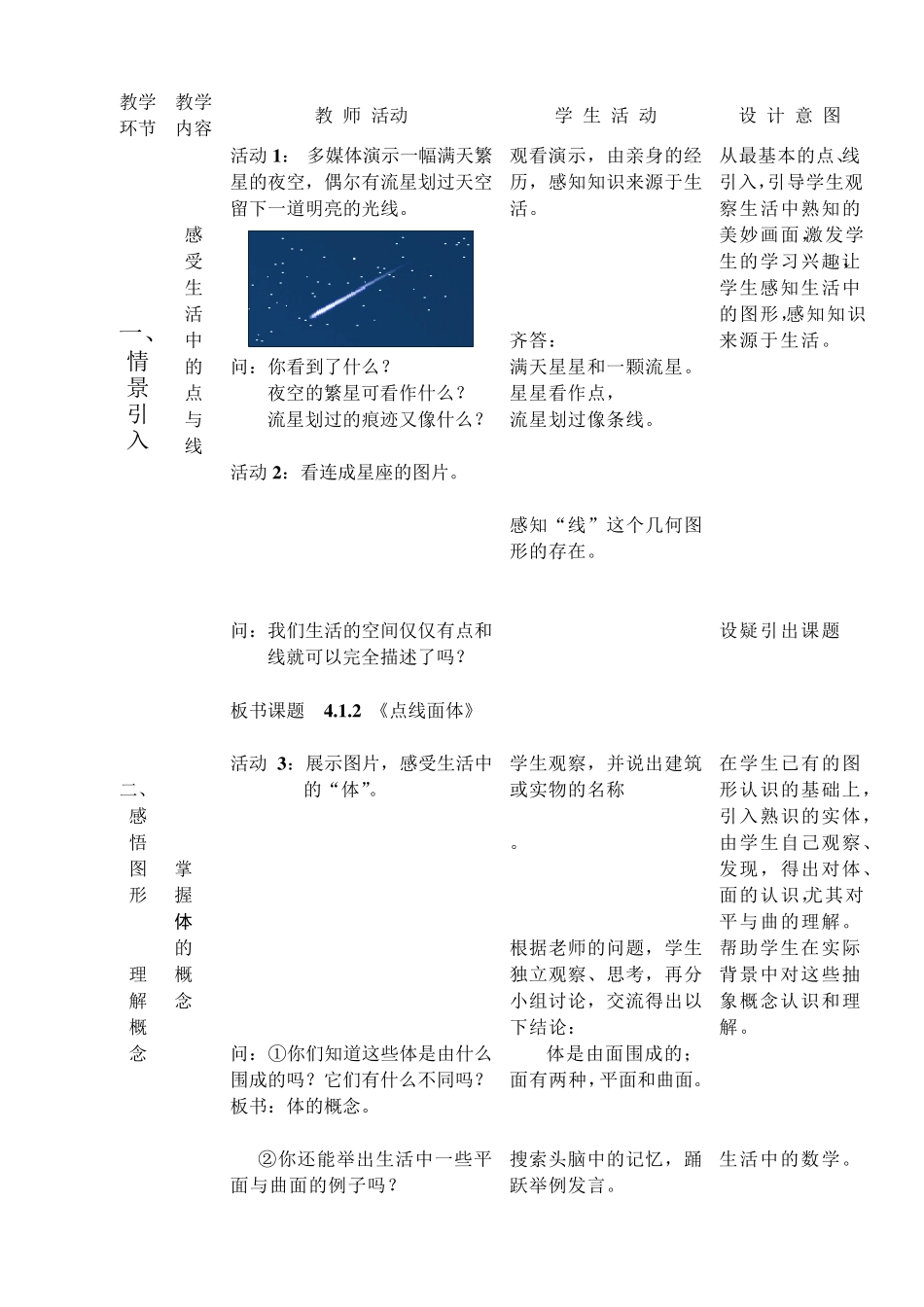 《点、线、面、体》教学设计_第2页