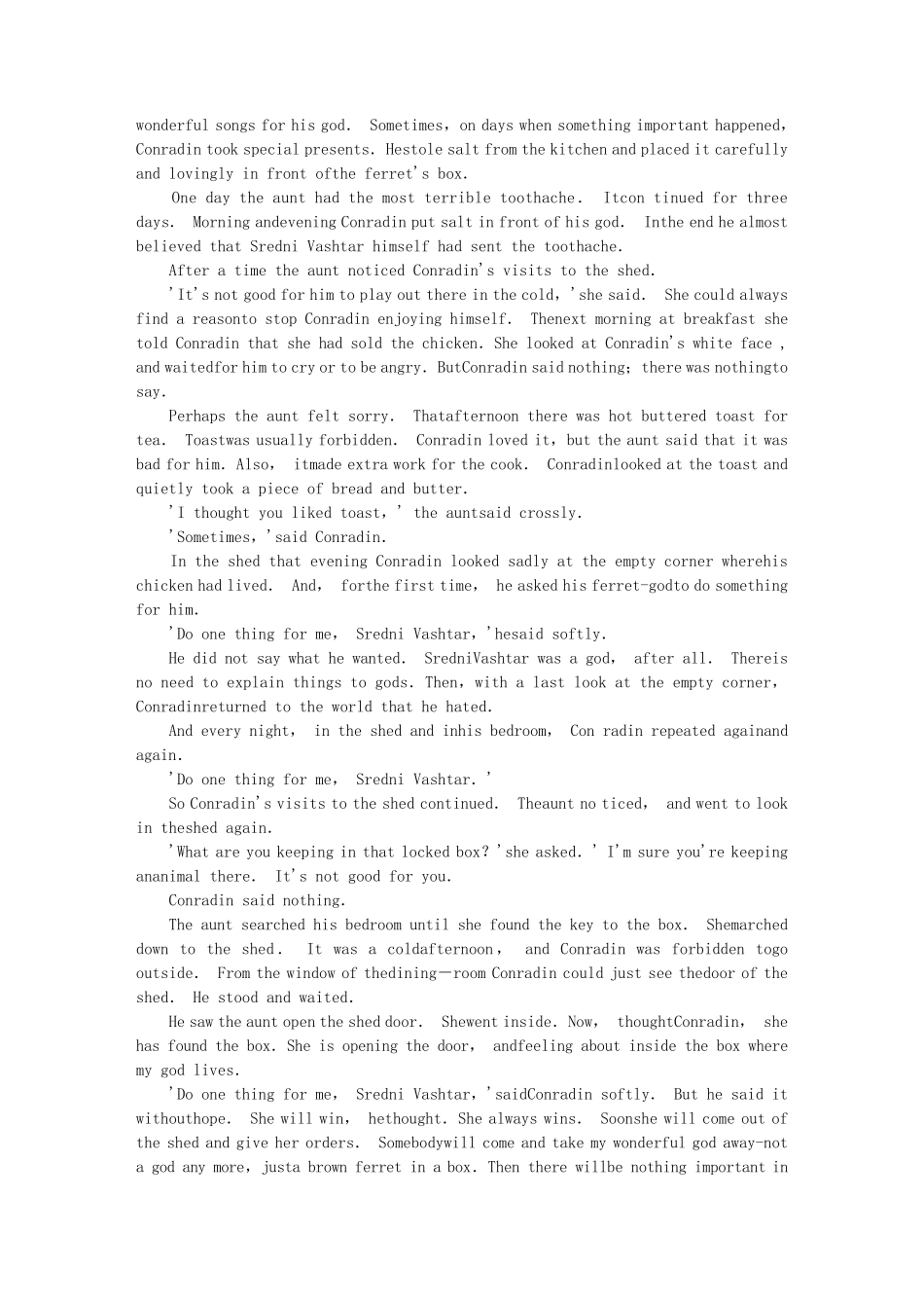 《牙齿和爪子》_英汉对照_第2页