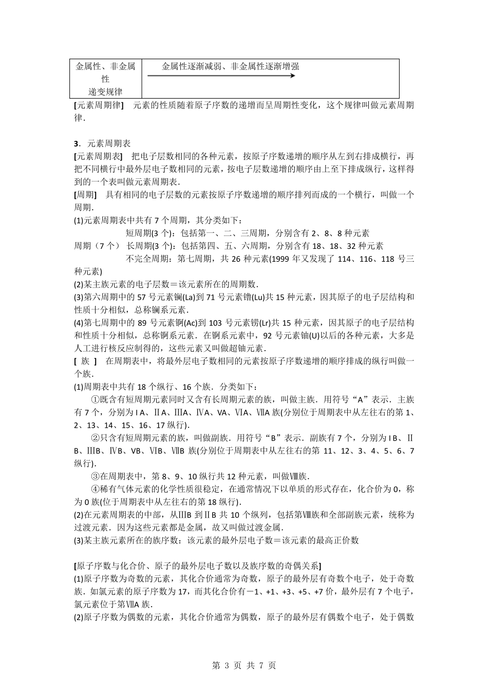 《物质结构_元素周期律》知识点总结_第3页