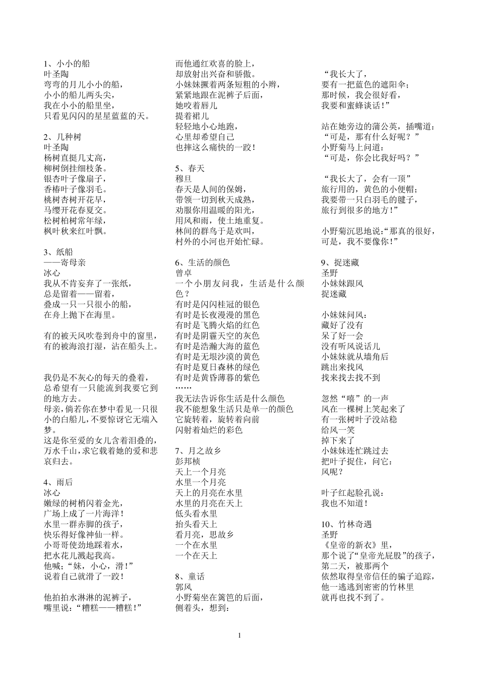 《现代诗集》_第1页