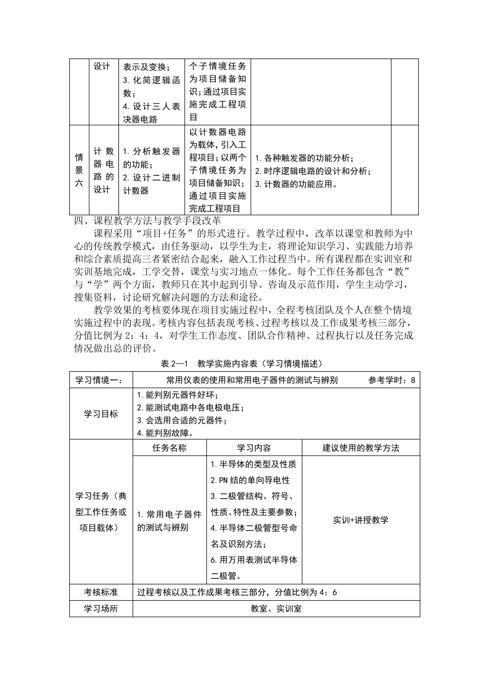 《电子技术》课程诊改报告_第3页