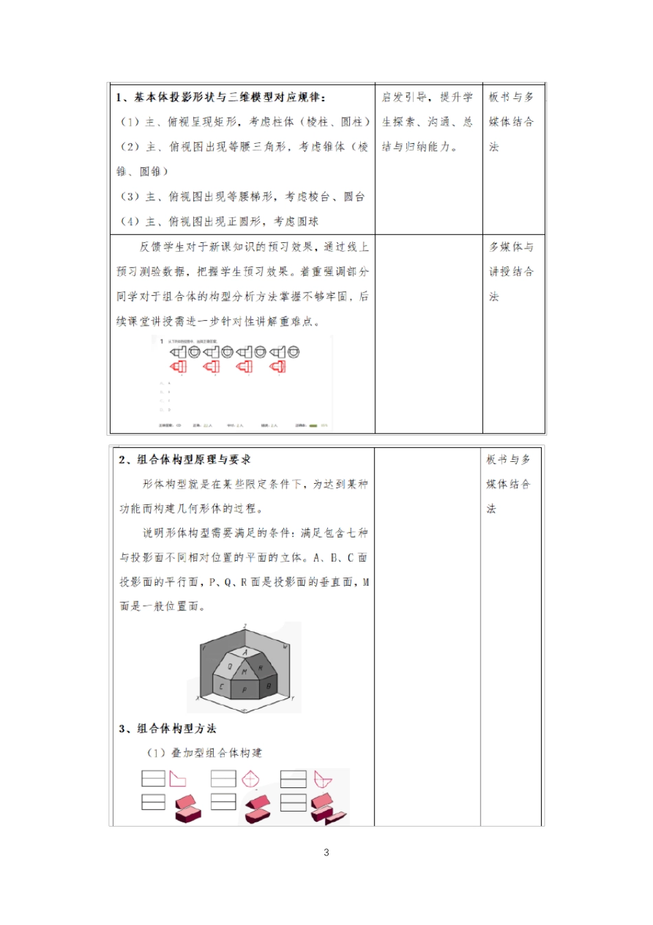 《画法几何及机械制图》课程思政教学设计(一等奖)_第3页
