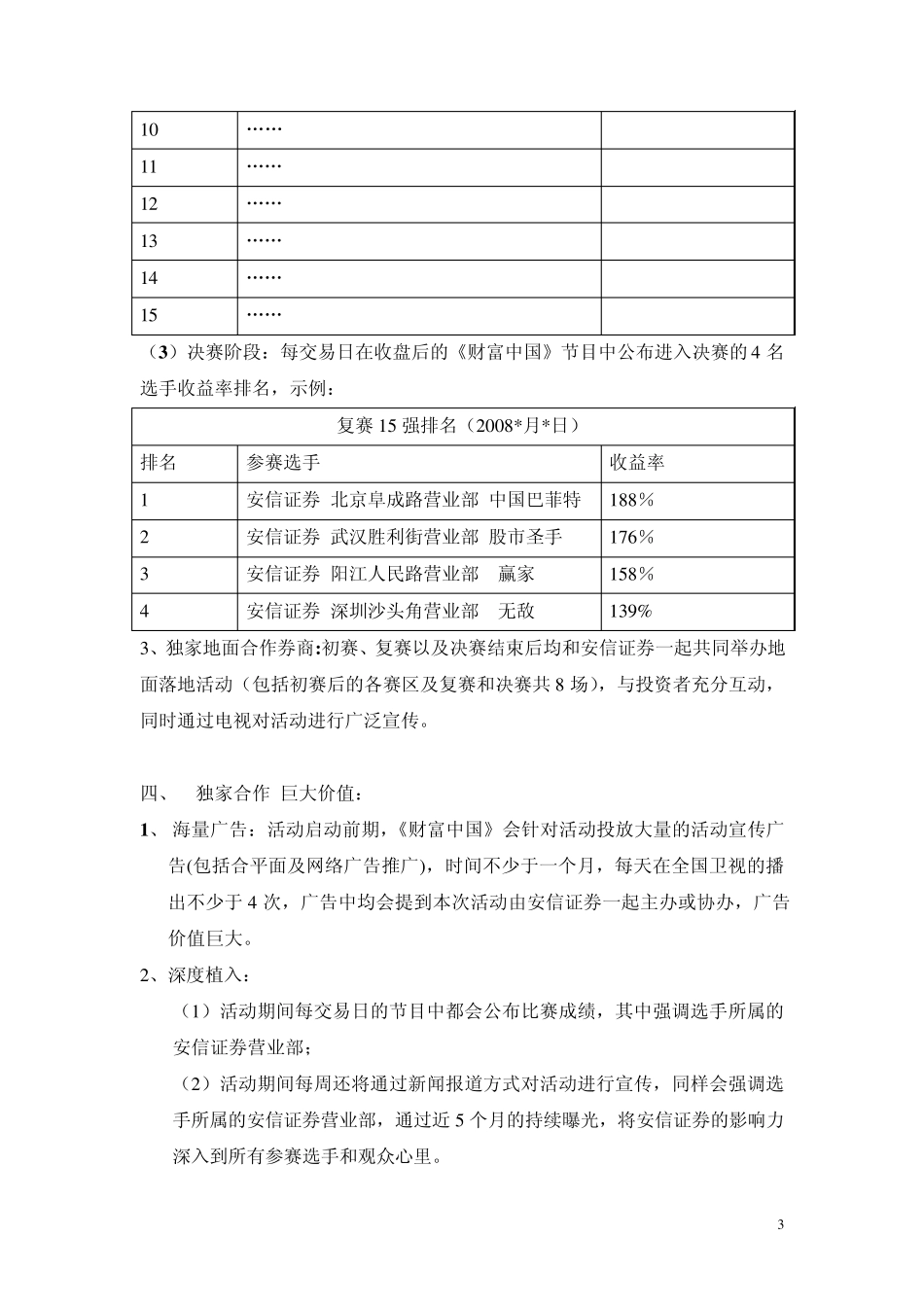《百万实盘炒股大赛》活动策划案_第3页