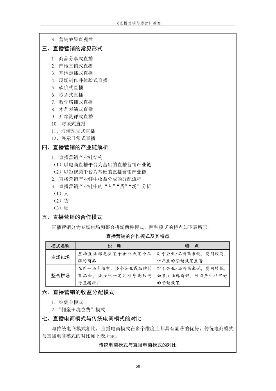 《直播营销与运营(微课版)》教案_第2页