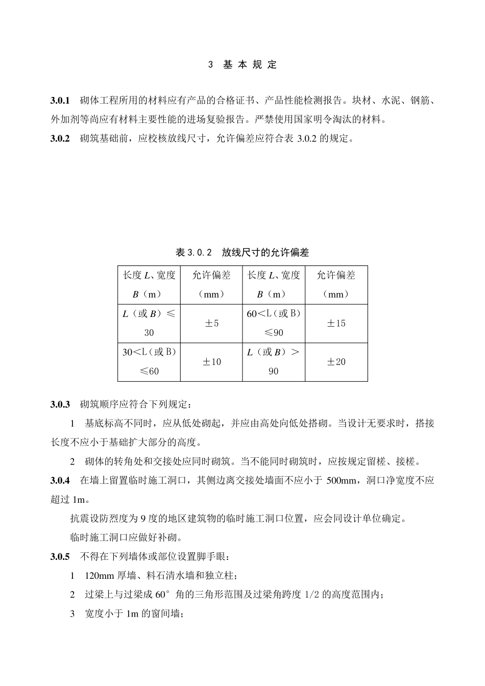 《砌体工程施工质量验收规范》GB502032011_第2页