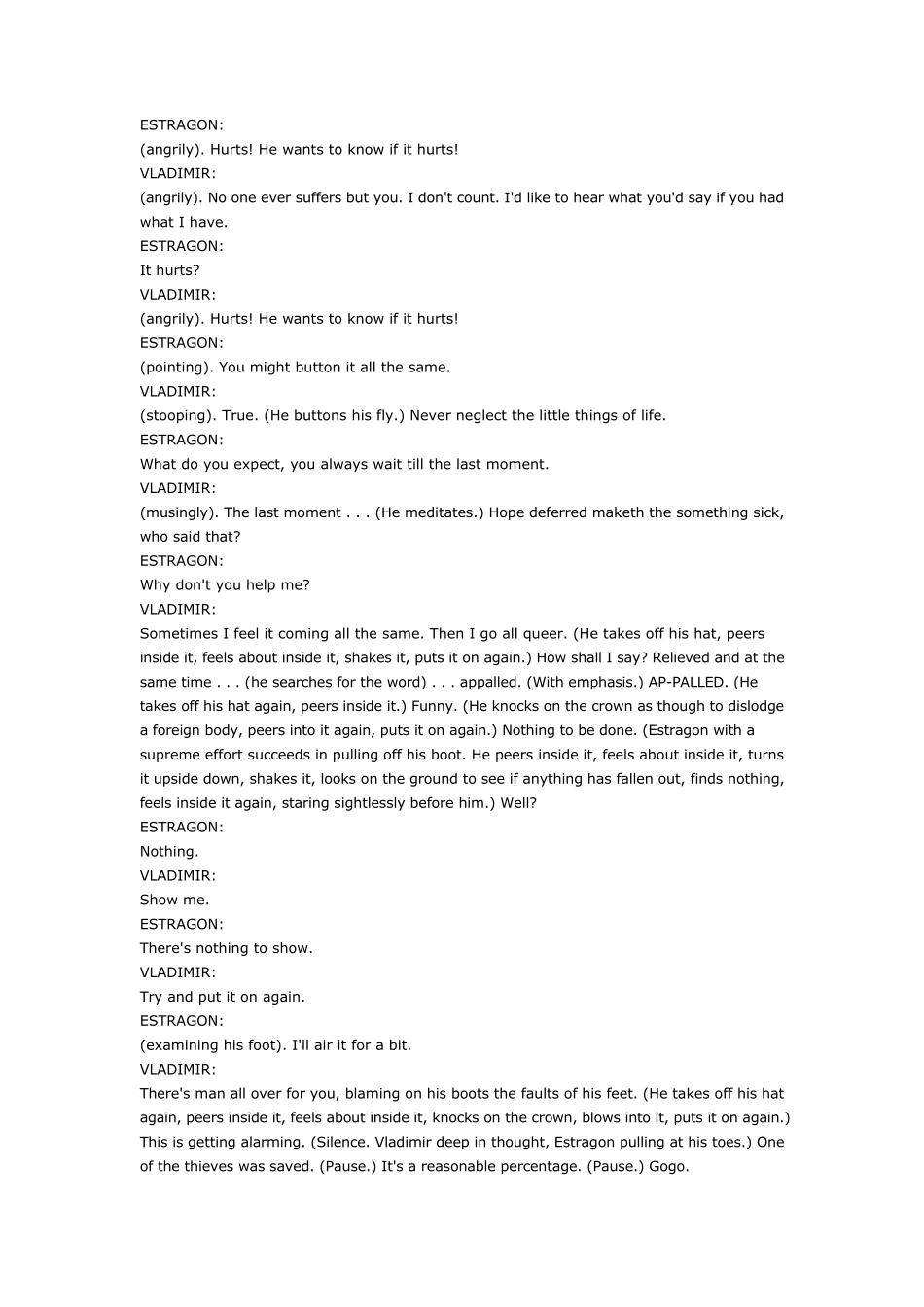 《等待戈多》英文全文_第3页