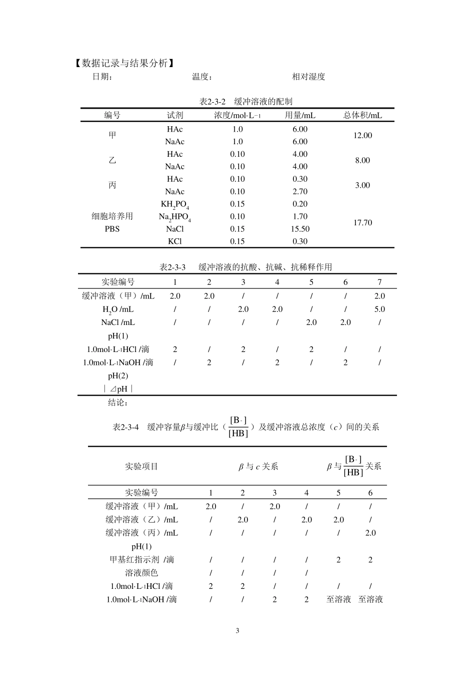 《缓冲溶液的配制与性质》_第3页